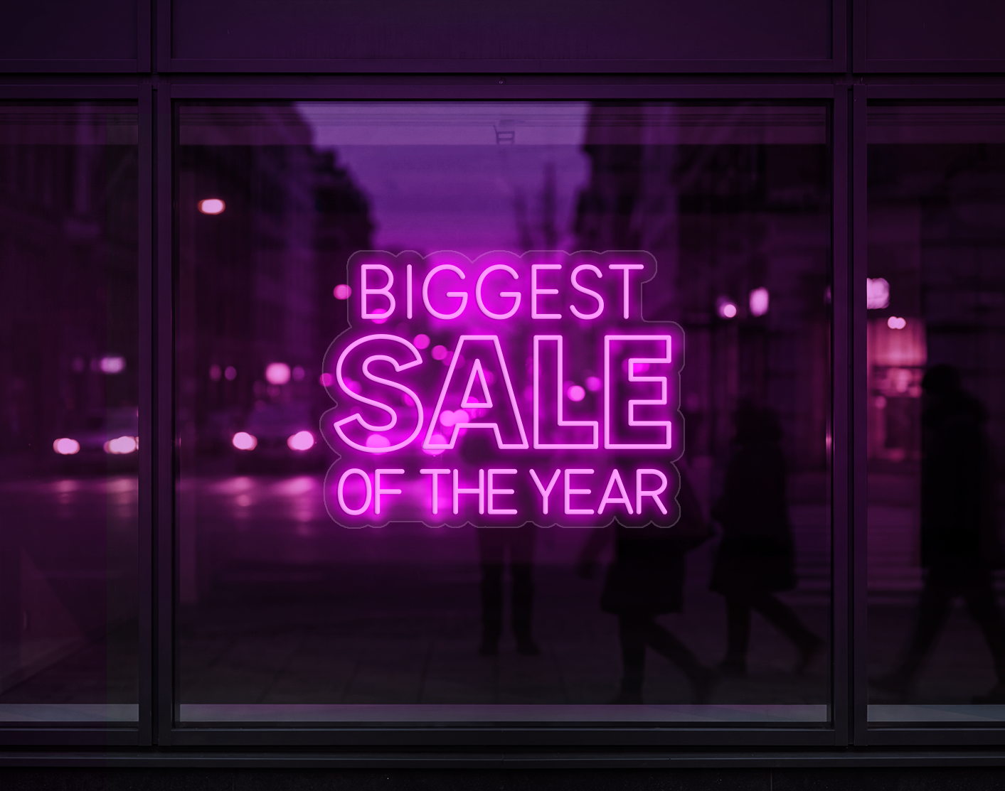 Biggest Sale Of The Year LED Neon Sign - Hot Pink
