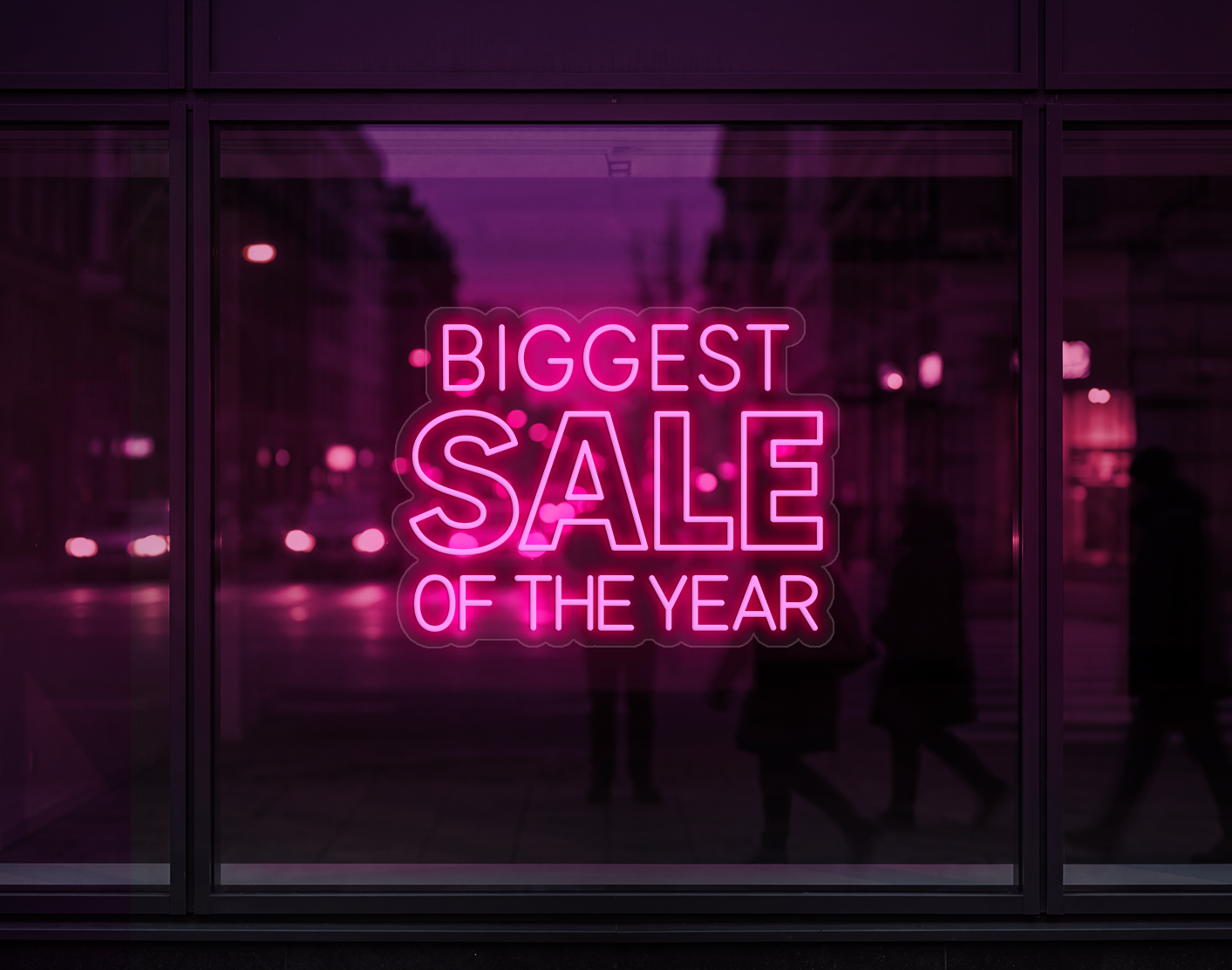 Biggest Sale Of The Year LED Neon Sign - Light Pink