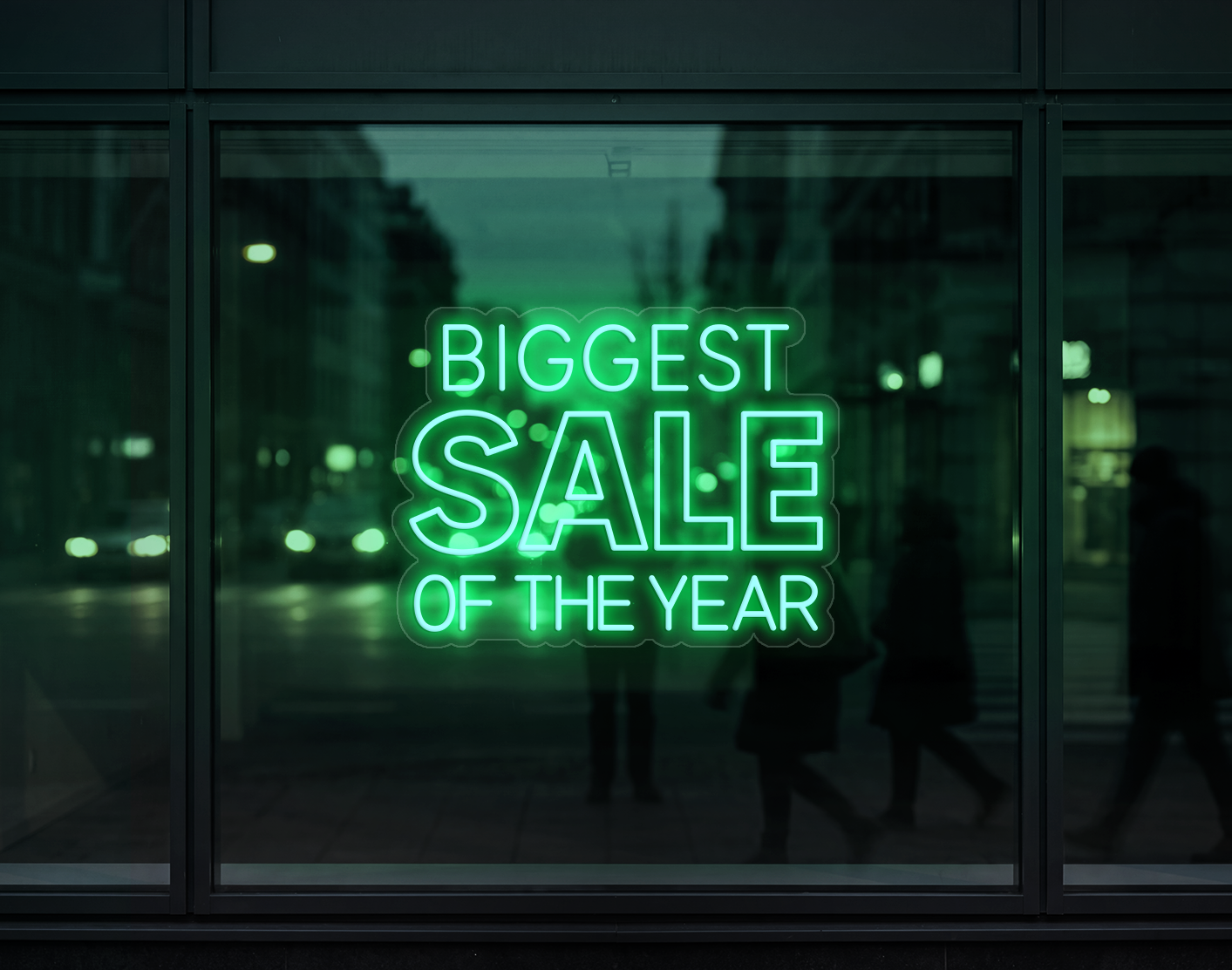 Biggest Sale Of The Year LED Neon Sign - Mint Green
