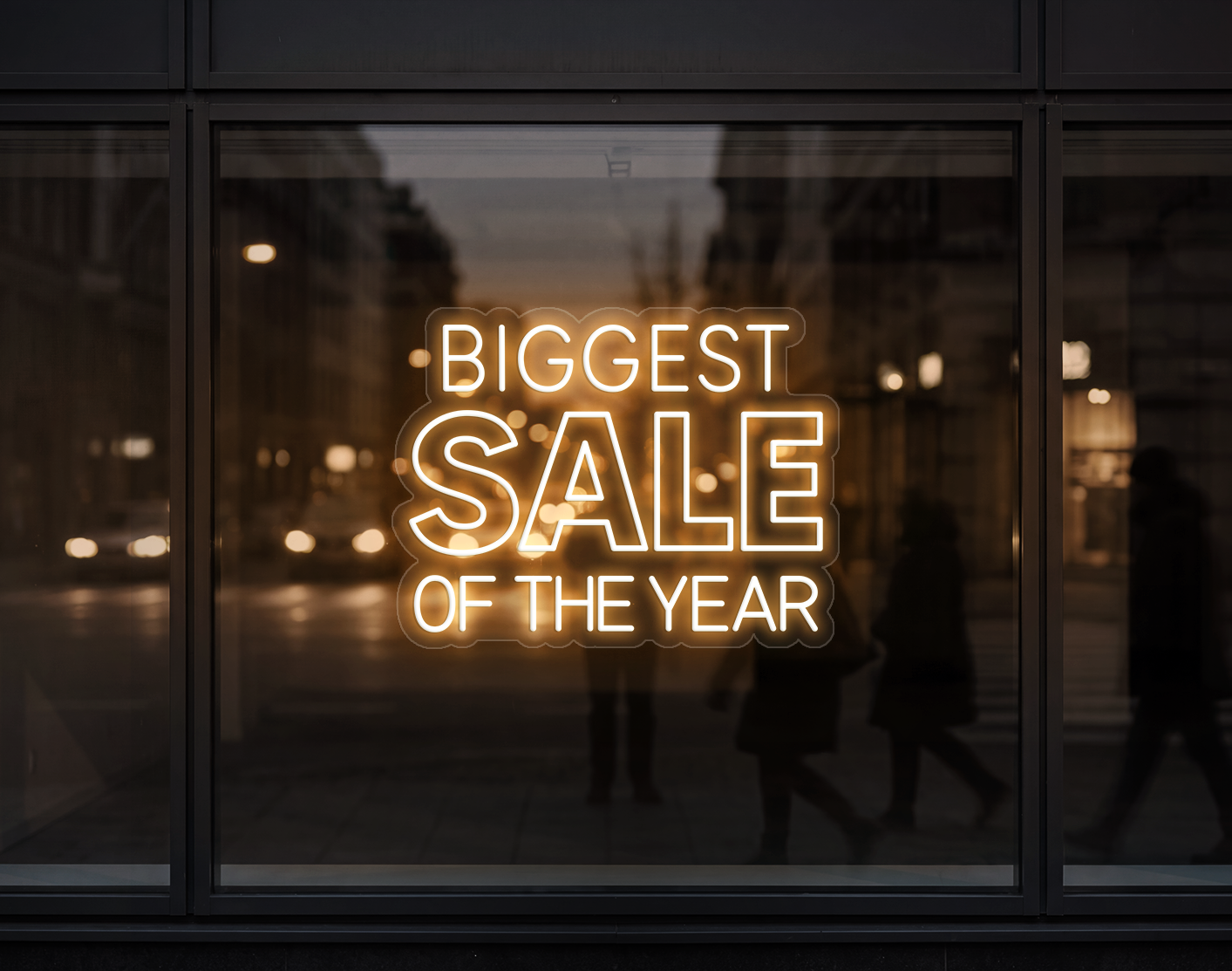 Biggest Sale Of The Year LED Neon Sign - Warm White