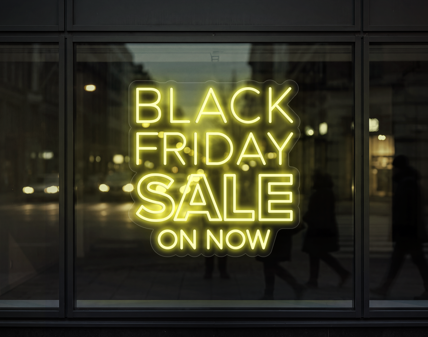 Black Friday Sale On Now LED Neon Sign - Buttercup Yellow
