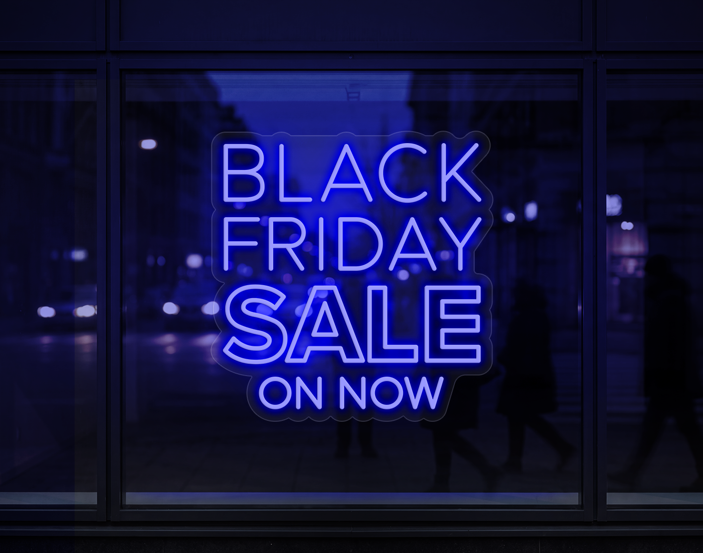 Black Friday Sale On Now LED Neon Sign - Dark Blue