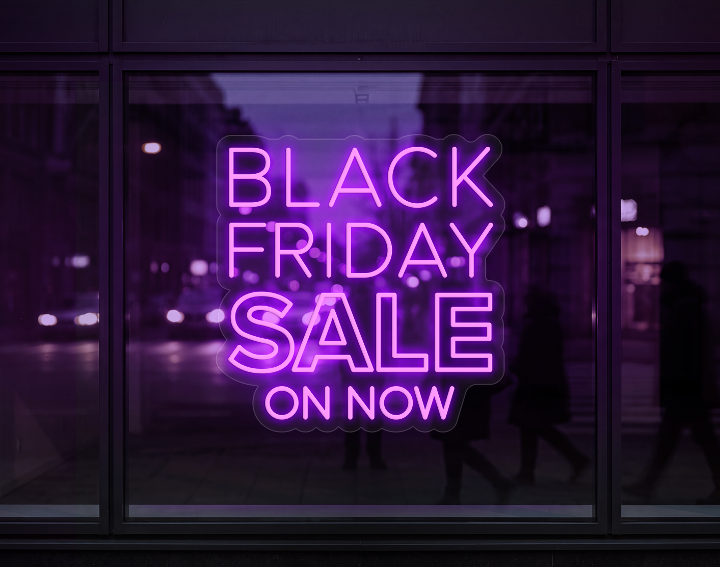 Black Friday Sale On Now LED Neon Sign - Lilac Purple