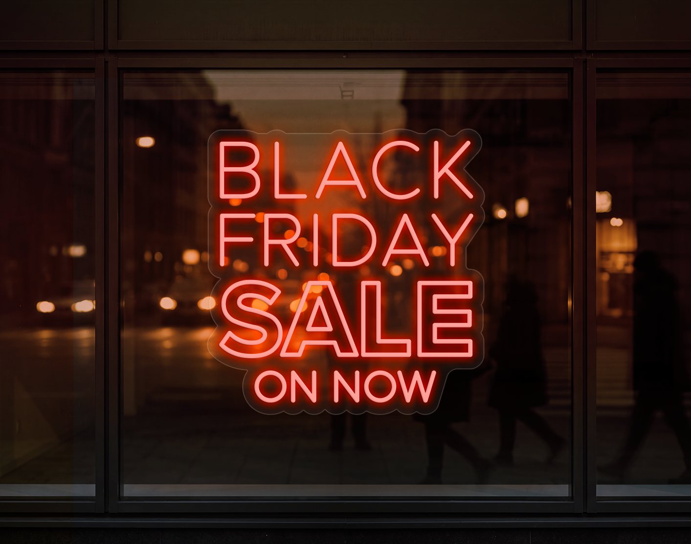 Black Friday Sale On Now LED Neon Sign - Orange
