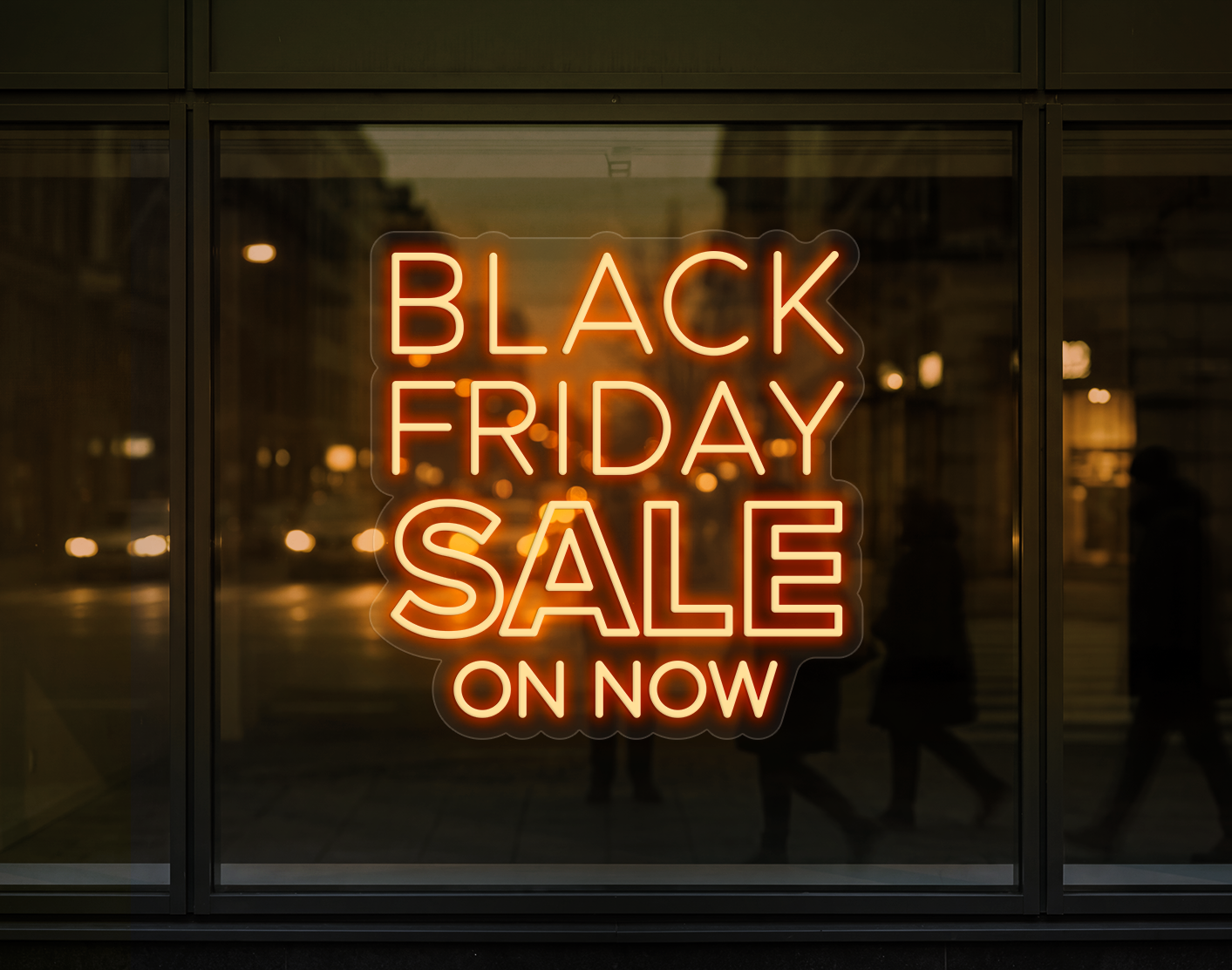 Black Friday Sale On Now LED Neon Sign - Sunset Orange