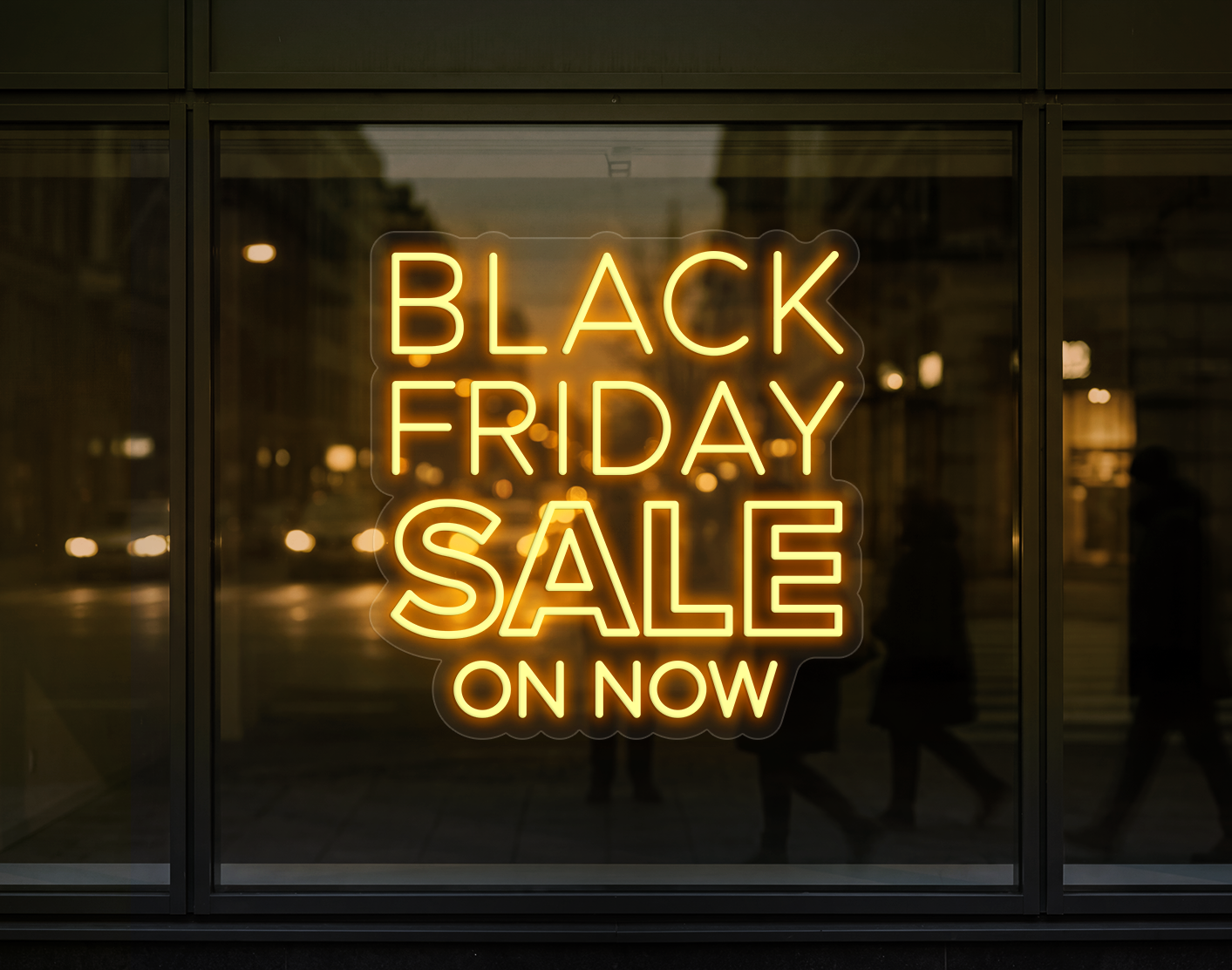 Black Friday Sale On Now LED Neon Sign - Sunset Yellow