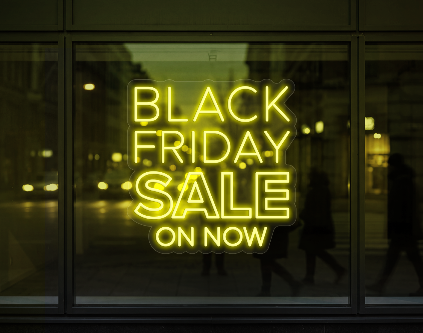 Black Friday Sale On Now LED Neon Sign - Yellow