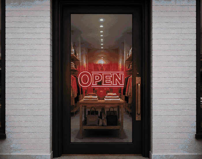 Classic Type Open LED Neon Sign - Full Colour Spectrum