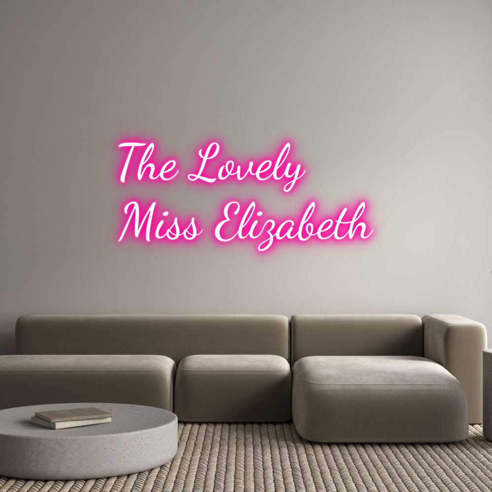 Custom Neon Text - The Lovely
M...