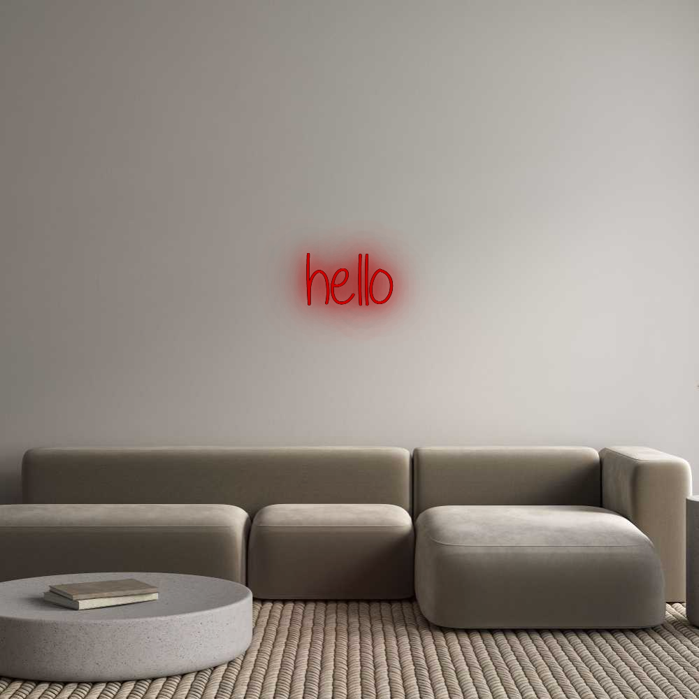 Custom Neon: hello