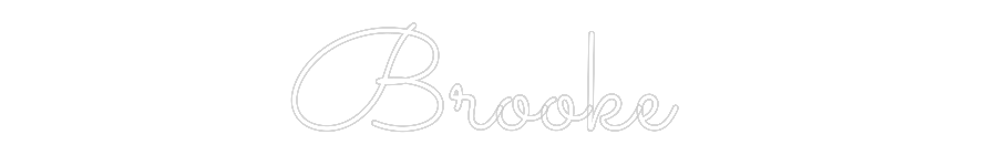 Custom Neon Text - Brooke