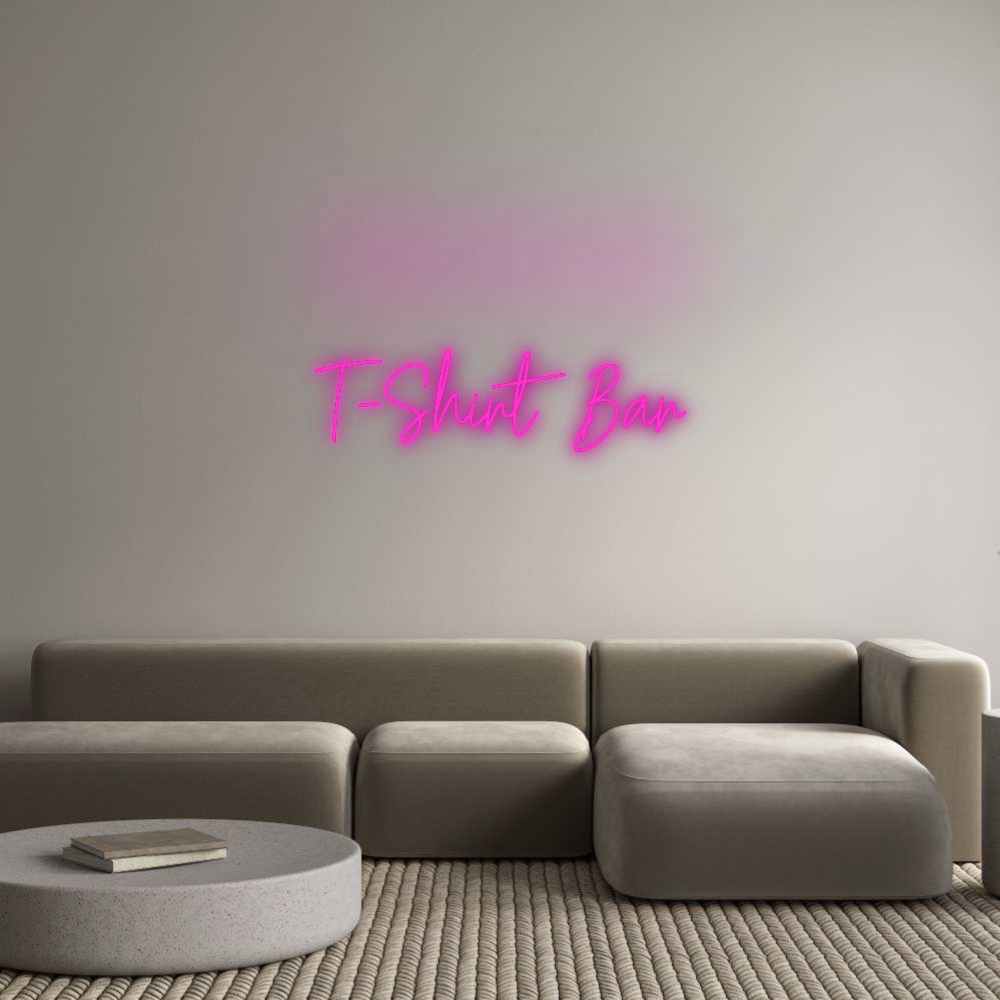 Custom Neon: T-Shirt Bar