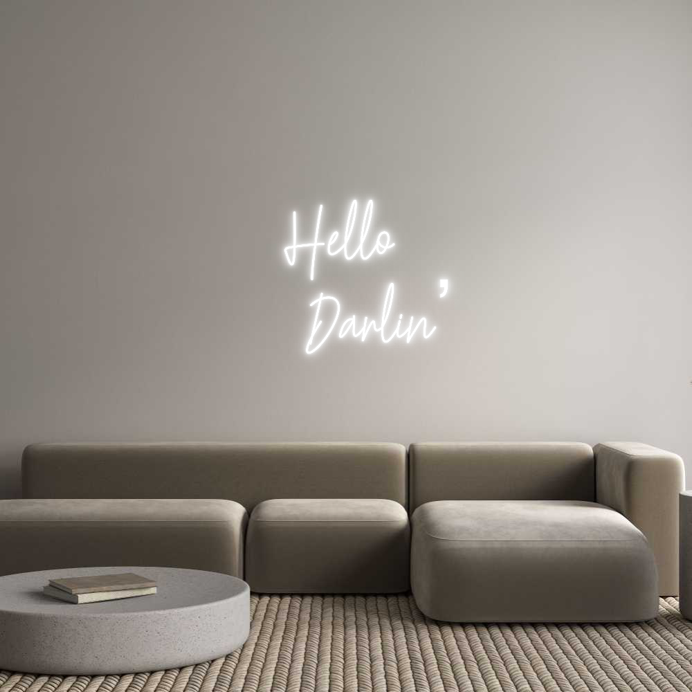 Custom Neon Text - Hello 
     ...