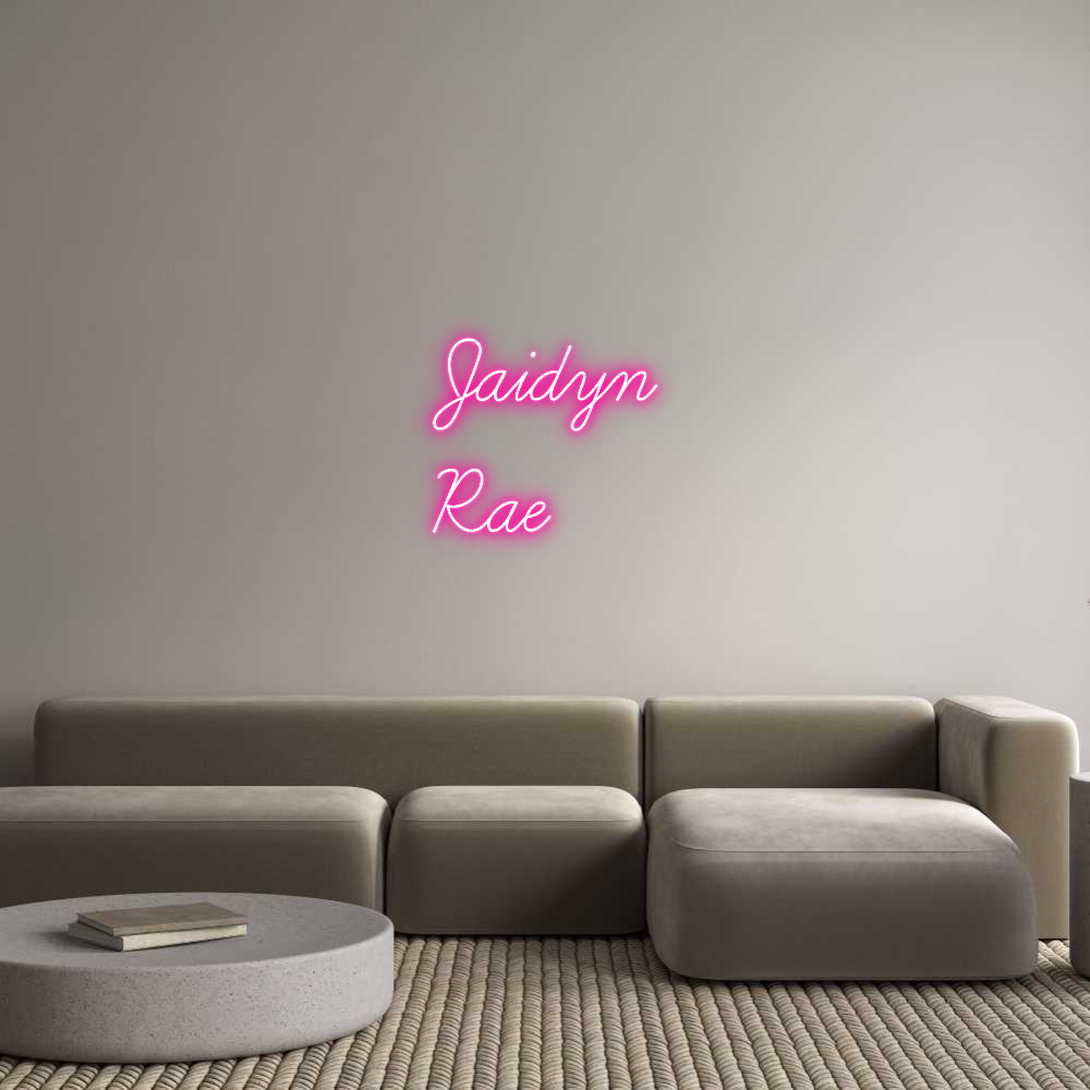 Custom Neon Text - Jaidyn
Rae
