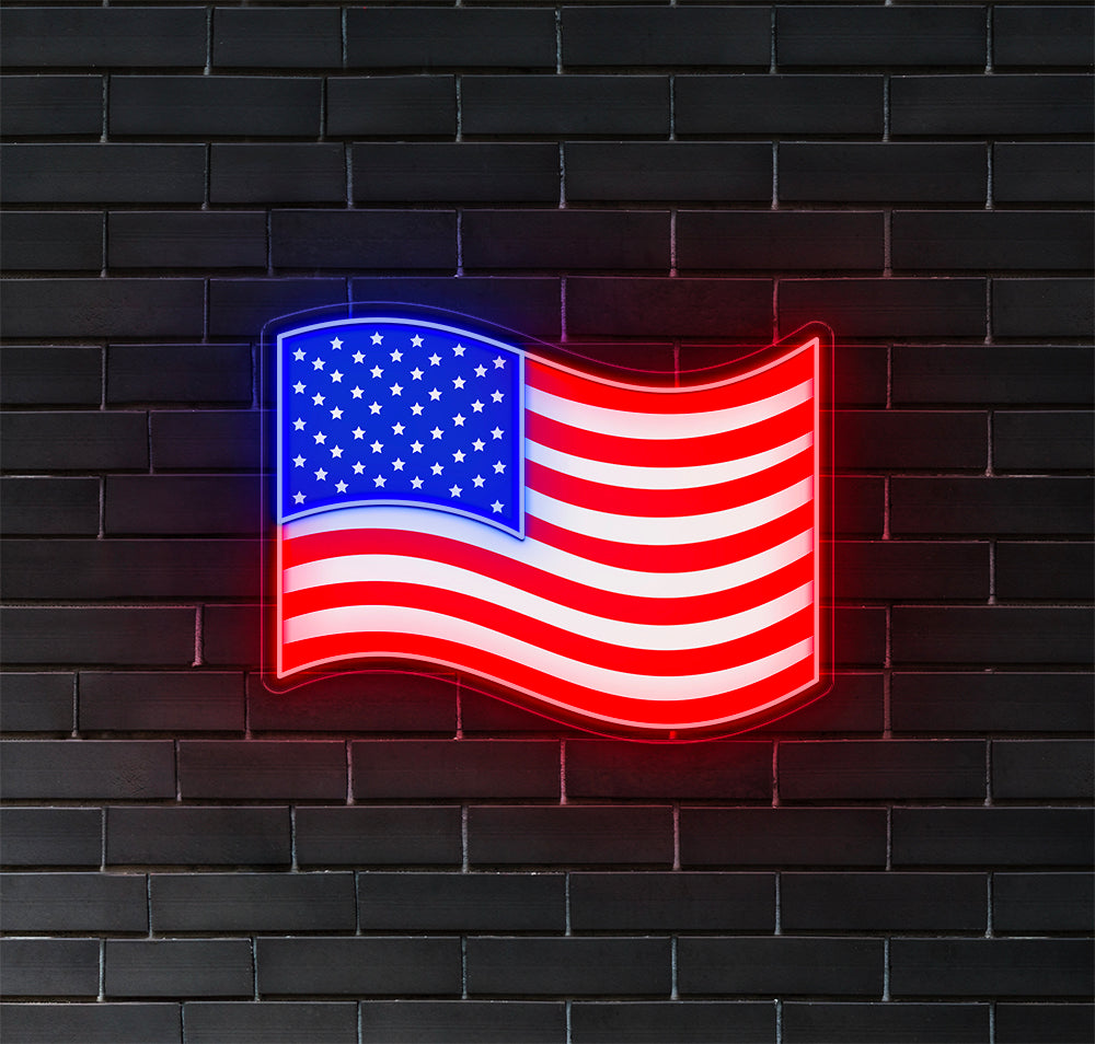 American Flag LED Neon Sign!