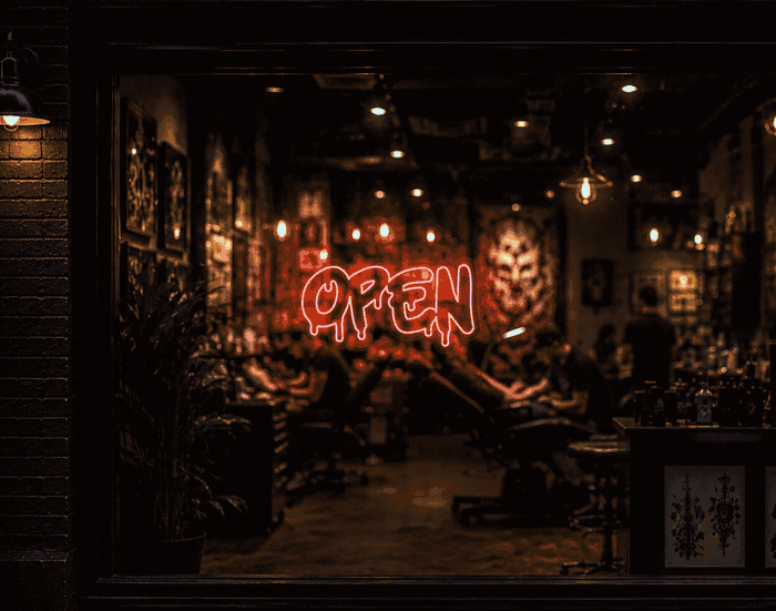 Graff Type Open LED Neon Sign - Full Colour Spectrum