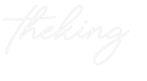 Custom Neon Text - TheKING