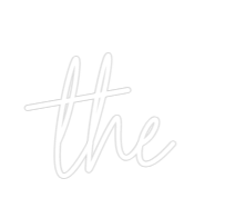 Custom Neon Text - the