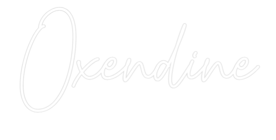 Custom Neon Text - Oxendine