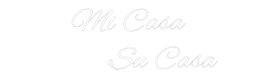 Custom Neon Text - Mi Casa
    ...