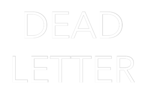Custom Neon Text - DEAD
LETTER