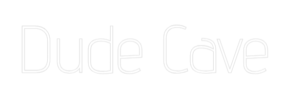 Custom Neon Text - Dude Cave