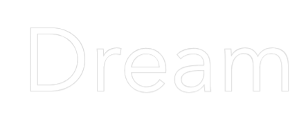 Custom Neon Text - Dream