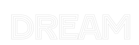 Custom Neon Text - Dream