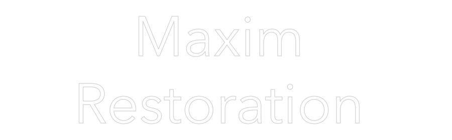 Custom Neon Text - Maxim 
Resto...