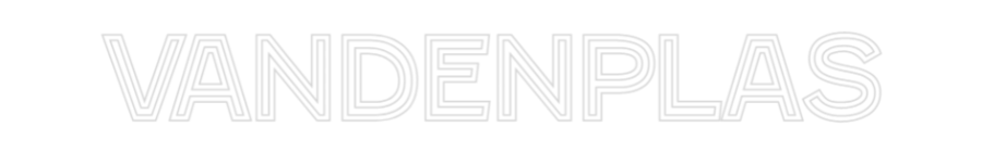 Custom Neon Text - VanDenPlas