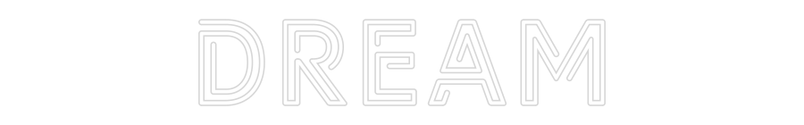 Custom Neon Text - Dream