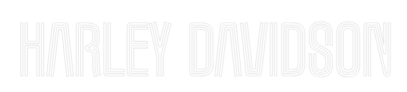 Custom Neon Text - Harley davids...