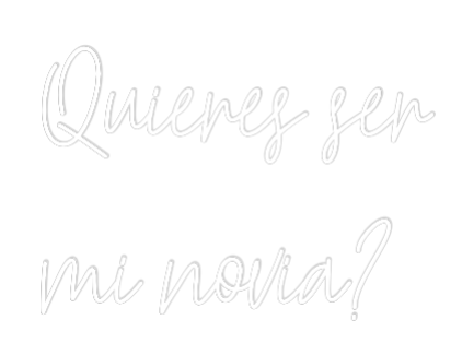 Custom Neon Text - Quieres ser 
...