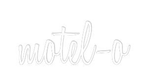 Custom Neon Text - motel-o