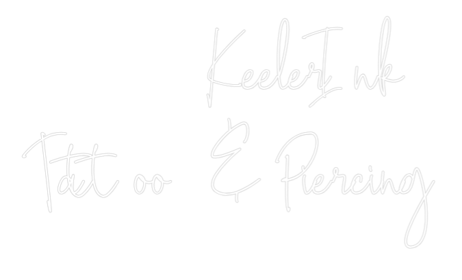 Custom Neon Text -        Keeler...
