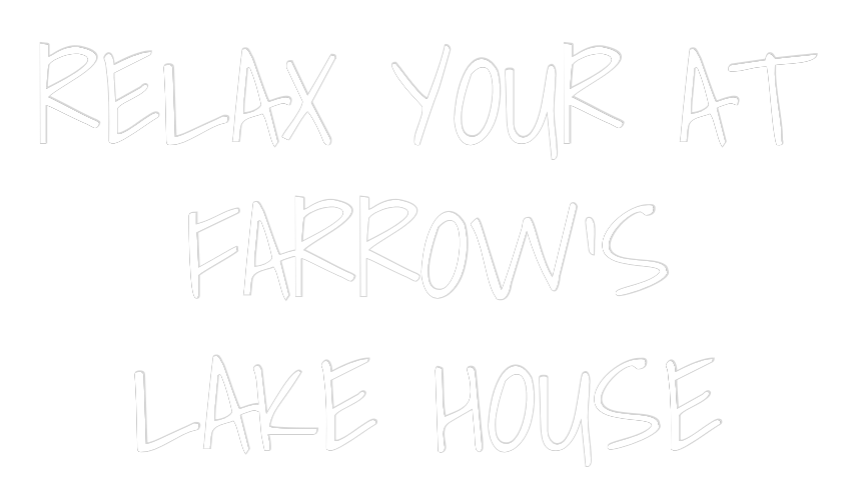 Custom Neon Text - RELAX YOUR AT...