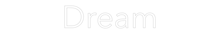 Custom Neon Text - Dream