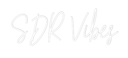 Custom Neon Text - SDR Vibes
