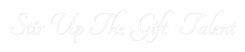 Custom Neon Text - Stir Up The G...
