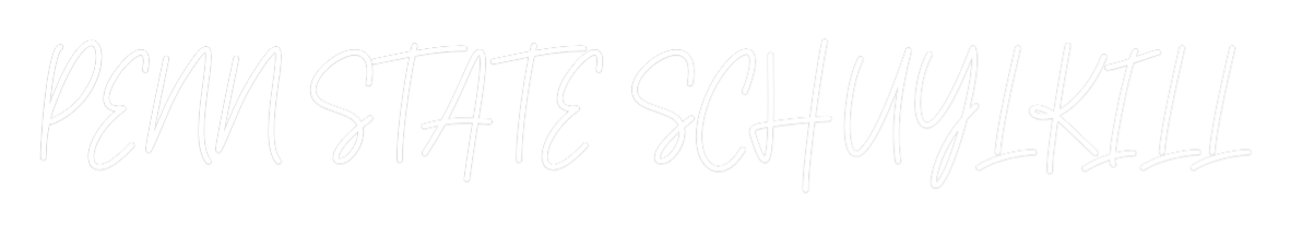 Custom Neon Text - PENN STATE SC...