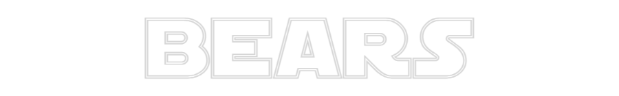 Custom Neon Text - Bears