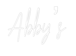 Custom Neon Text - Abby’s