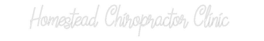 Custom Neon Text - Homestead Chi...