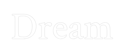 Custom Neon Text - Dream