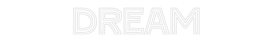 Custom Neon Text - Dream