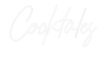 Custom Neon Text - Cocktales