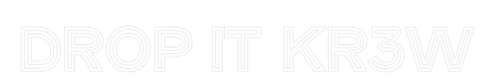 Custom Neon Text - Drop it Kr3w