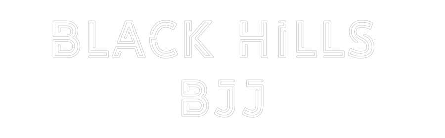 Custom Neon Text - BLACK HILLS 
...