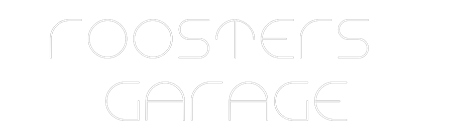 Custom Neon Text - ROOSTERS 
GA...