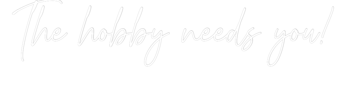 Custom Neon Text - The hobby nee...